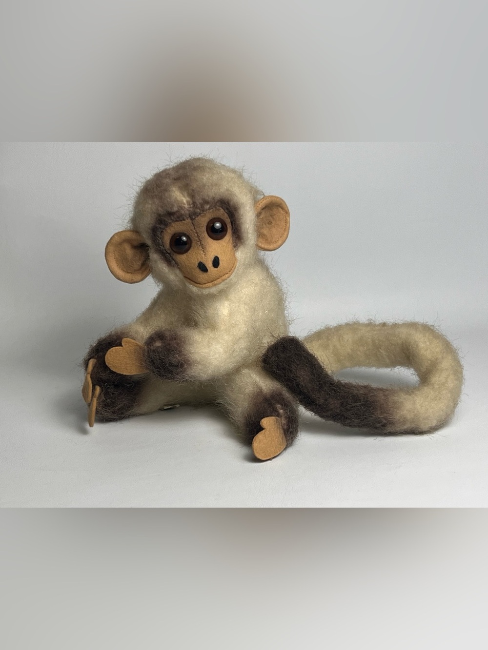 Vintage Kamar 1960’s Spider Monkey Plush Stuffed Animal Japan Long Tail
